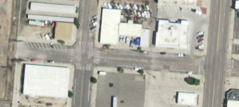 Vacant Corner Storefront Building