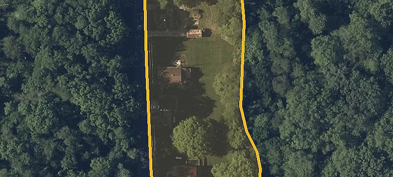 Warehouse Building Along Trail