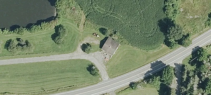 South-Facing Farmland with Farm Stand