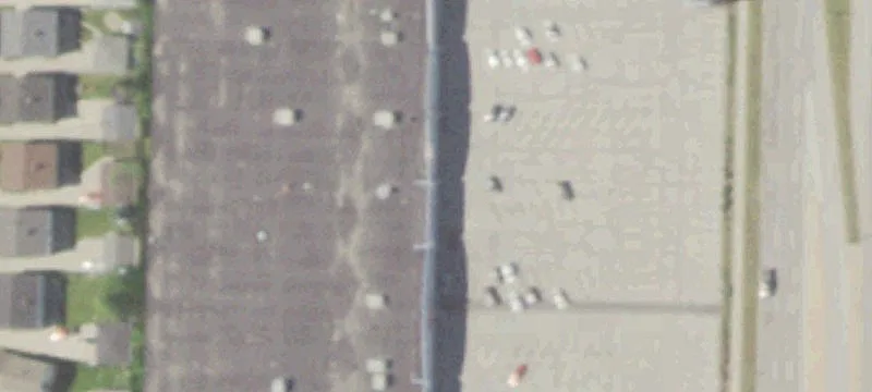 Strip Mall with New Roof