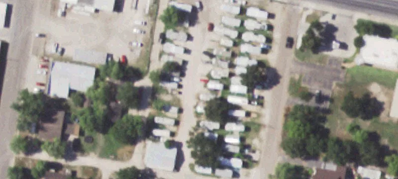 Fenced Auto Repair Shop