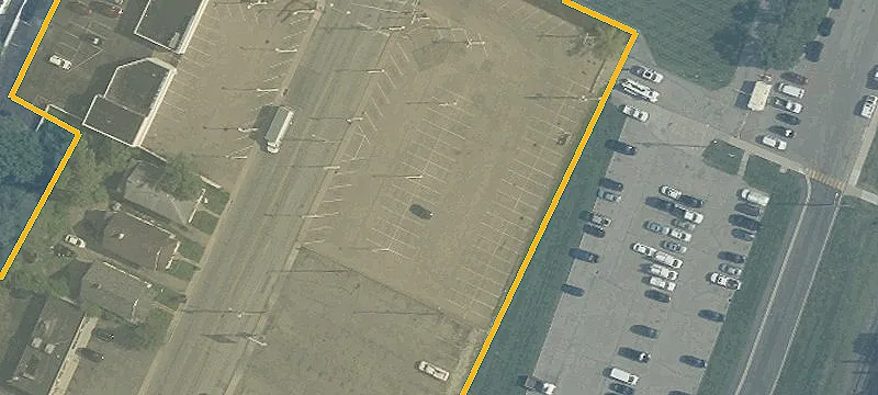 Paved Commercial Land