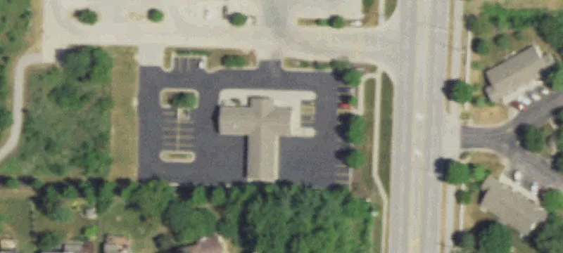 Freestanding Bank Building with Drive-Thru