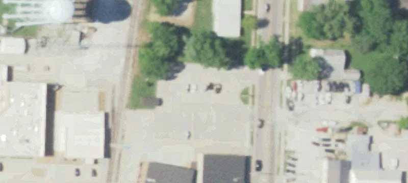Corner Office Building with Garage