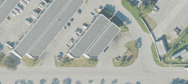 Corner Warehouse With Dual Access