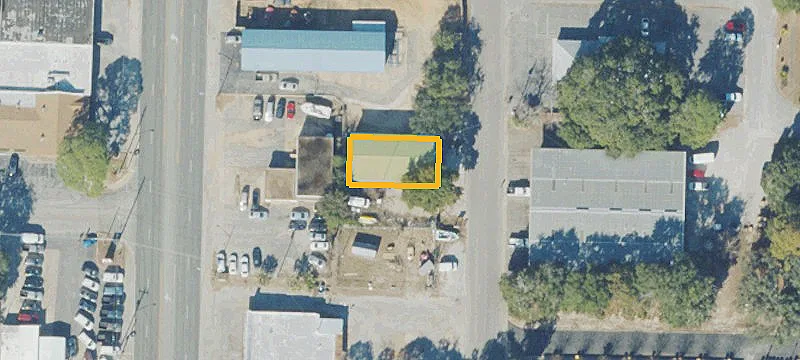 Fenced Commercial Land