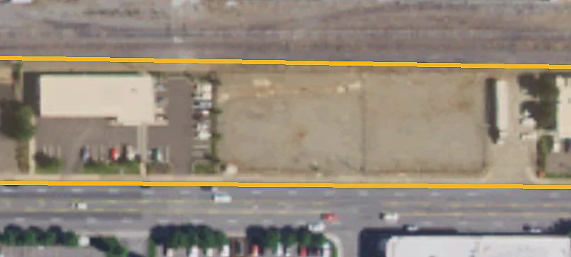 Fenced Commercial Land
