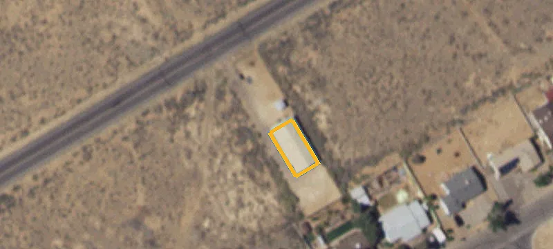 Land Along Paved Road