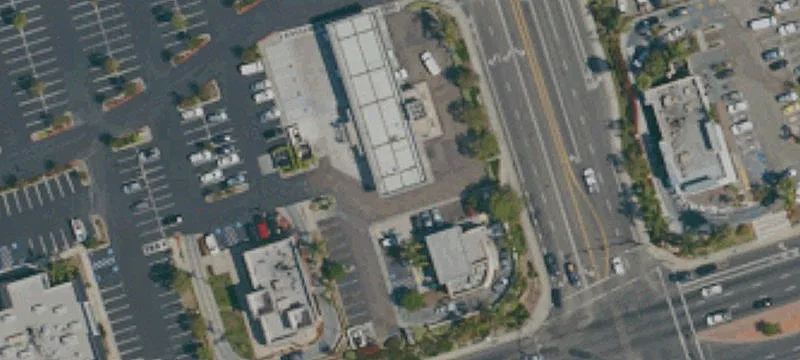 Bank Building With Drive-Through