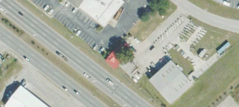Restaurant Building With Fire Damage