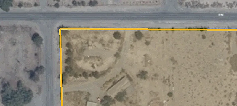 Fenced Commercial Land