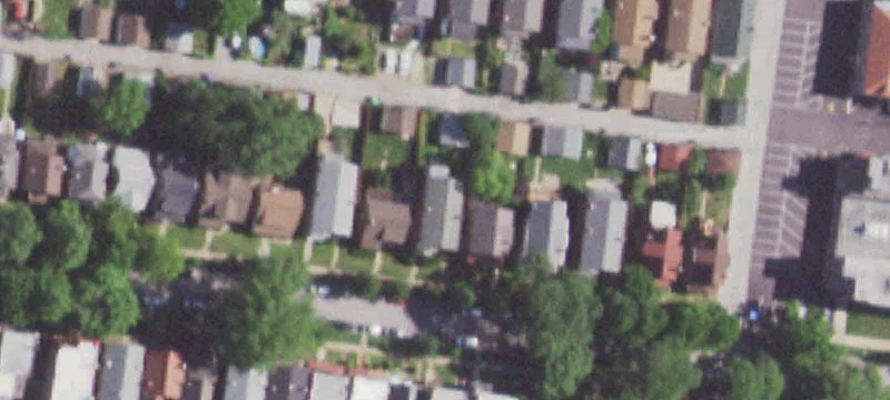 Brick Duplex with Detached Garage