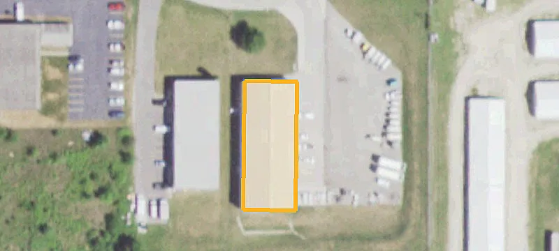 Industrial Warehouse With Storage Yard