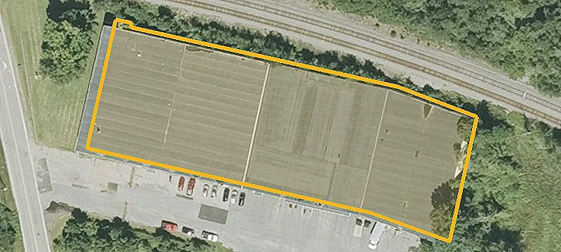 Industrial Warehouse with Loading Docks