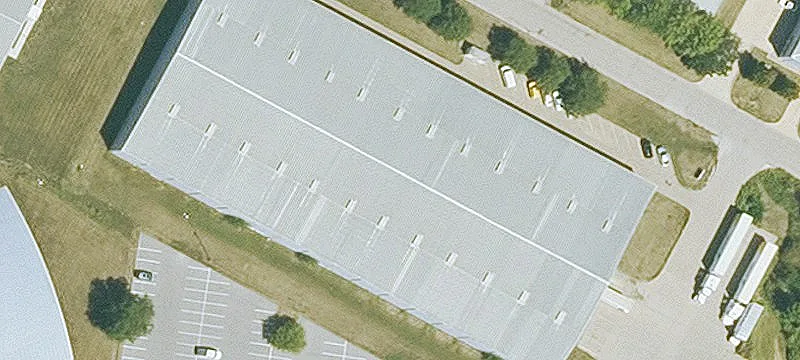 Warehouse with Truck Turn Space