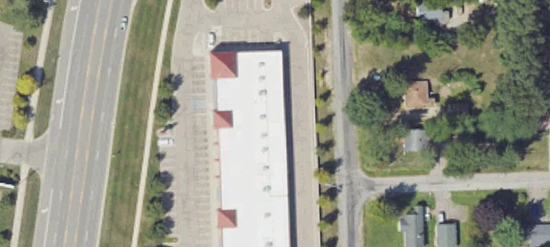 Strip Mall with Vacant Space