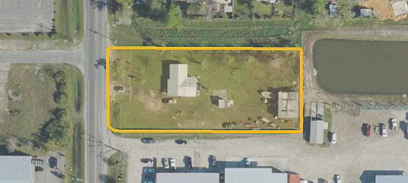 Commercial Land with Metal Building