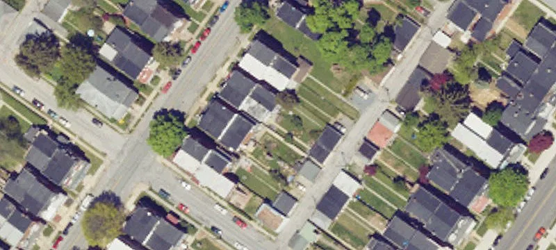 Brick Duplex with Detached Garage