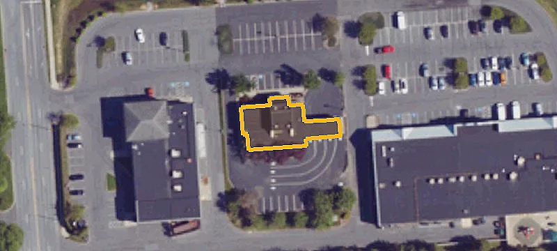 Freestanding Bank Building with Drive-Through