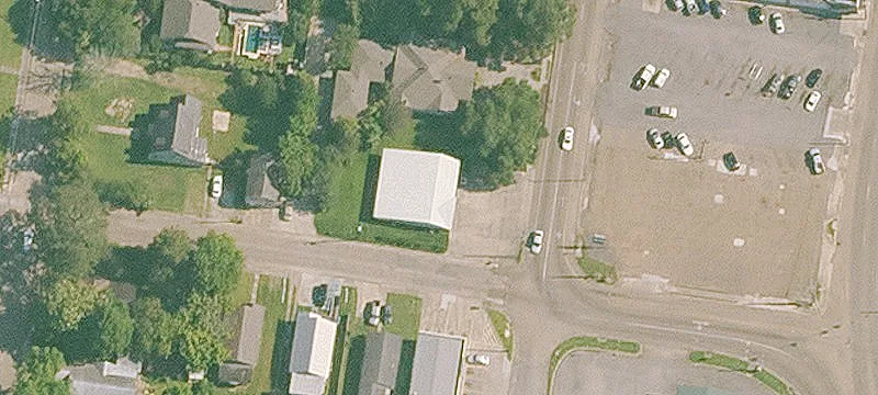 Corner Storefront With Driveway Access