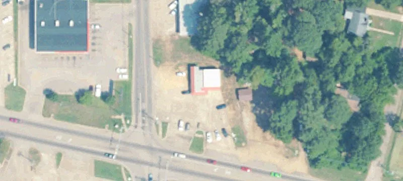 Convenience Gas Station with Paved Lot