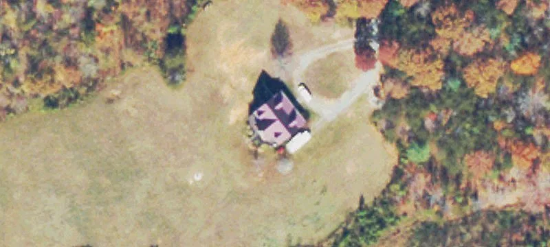 Farm with Log Home and Barn