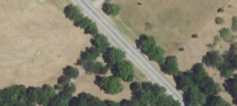 Land with Creek and Trees