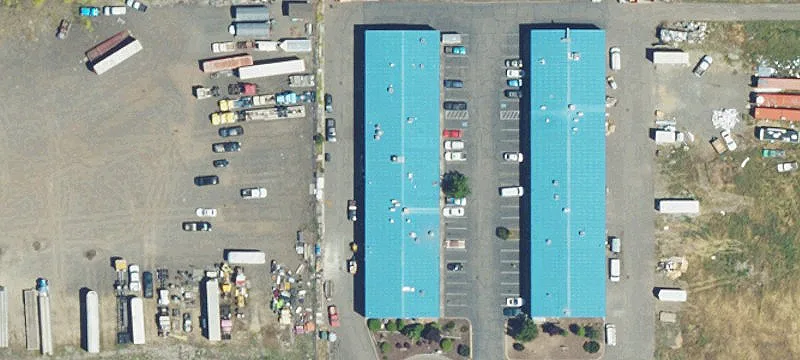 New Warehouse with Gravel Yard