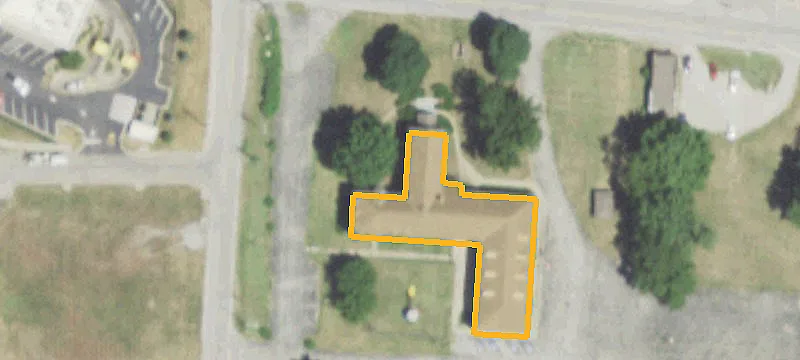 Church Facility with Commercial Zoning