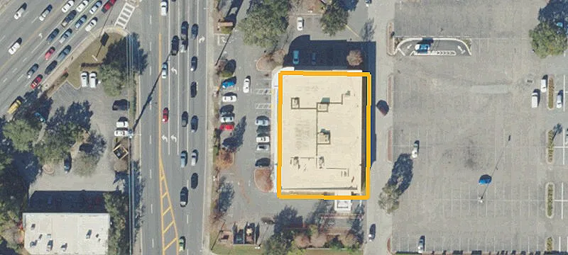 Shopping Center with National Retailers