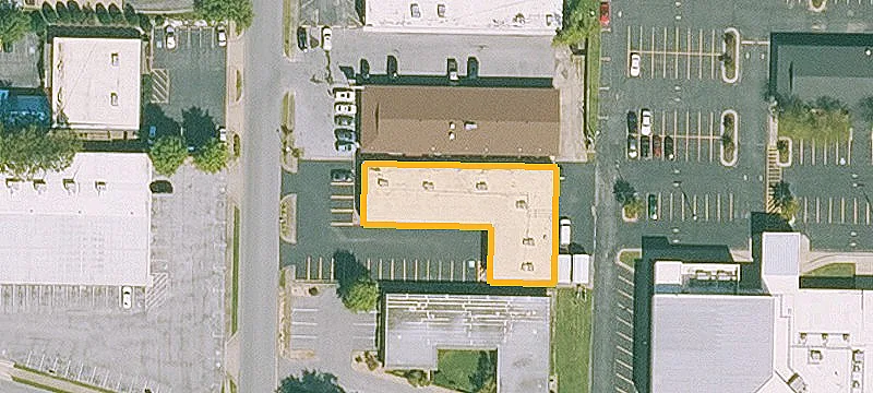 Office Building with Synthetic Roof