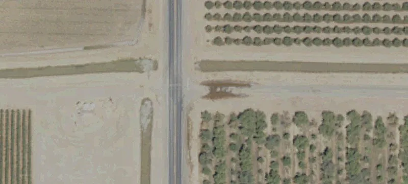 Almond Farm with Irrigation System