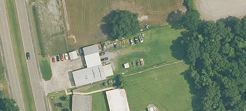 Automotive Business With Building