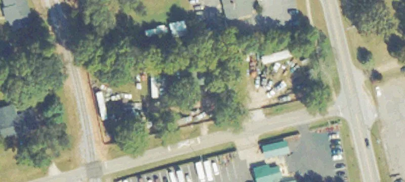 Fenced Commercial Land Site