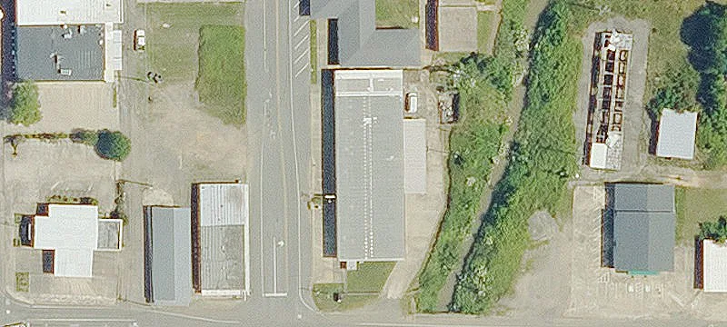 Corner Flex Building with Warehouse Space