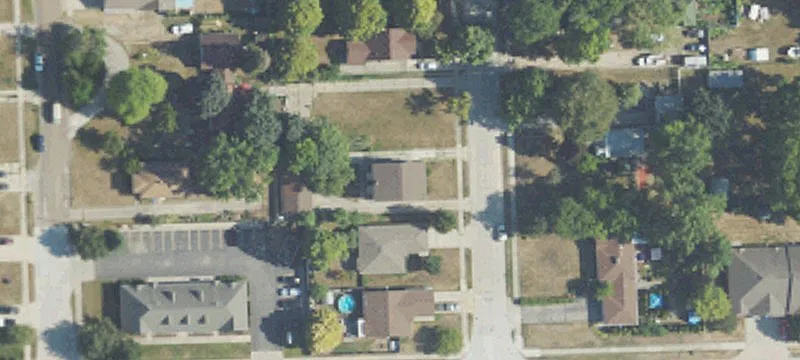 Duplex with Four-Car Garage