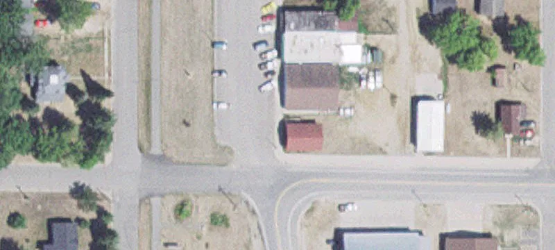 Corner-Lot Office Building