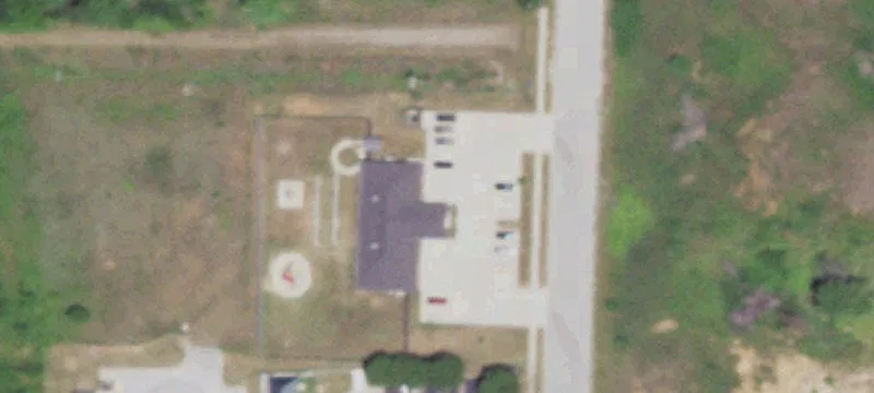 Office Building with Fenced Yard