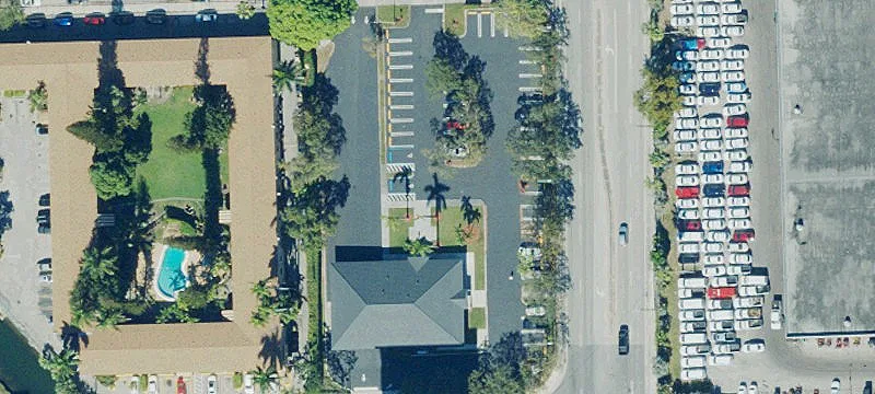 Three-Sided Frontage Commercial Land