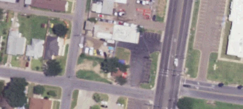 Retail Building with Paved Parking