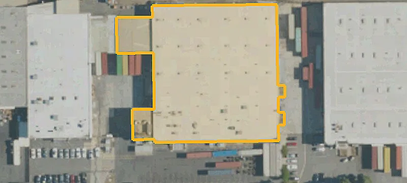 Industrial Warehouse with Fenced Yard