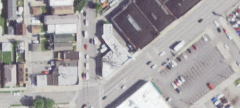Brick Three-Storefront Strip Center