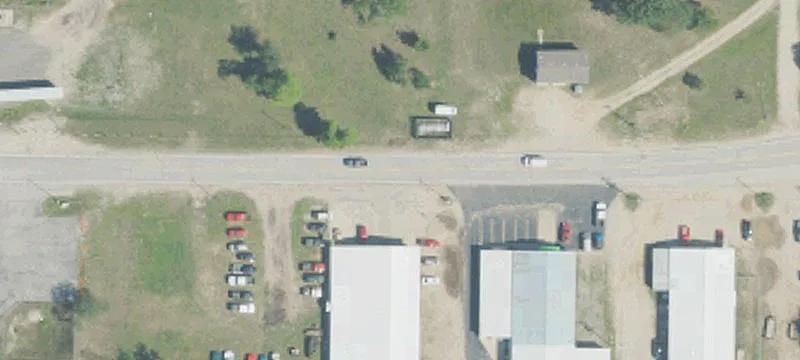 Three-Door Warehouse Building
