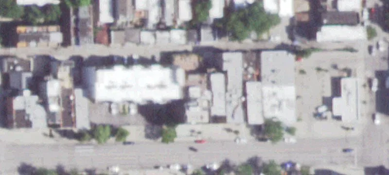 Mixed-Use Space with Storefront Windows