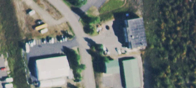 Two-Story Warehouse with Roll-Up Door
