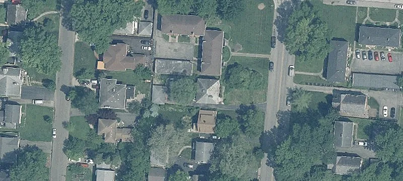 Brick Duplex with Detached Garage