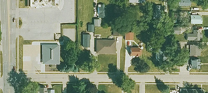 Brick Duplex with Detached Garage