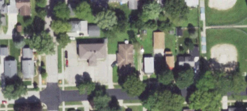 Brick Duplex with Attached Garages