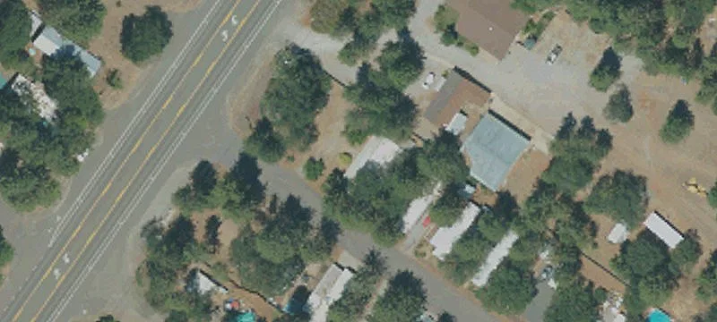 Mobile Home with Storage Shed