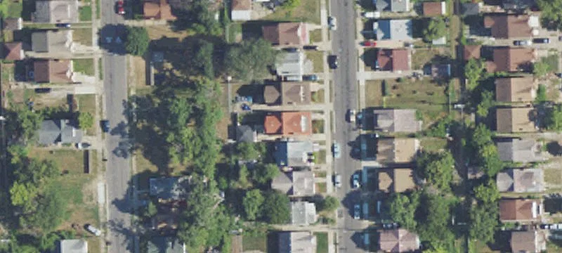 Brick Duplex with Detached Garage